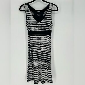Tek Gear Athletic black, gray, and white Drytek‎ workout tank top w/bra dress